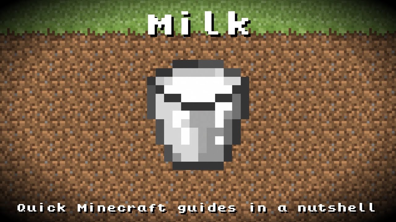 Minecraft - Milk! Recipe, Item ID, Information! 1.6.2 (outdated) - YouTube