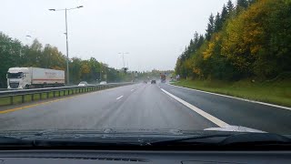 Norway Driving Tour In The Rain - Lier To Oslo City Center