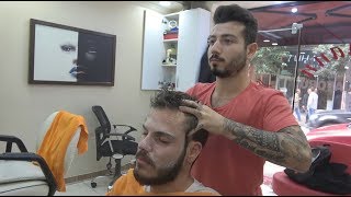 ASMR Turkish Barber Face,Head and Body Massage 171