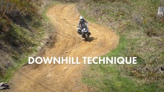 Downhill Riding Lesson  Body and Brain  Learn the Techniques  R1200GS