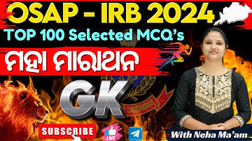 OSAP IRB 2024 ||GK MAHA MARATHON|| MCQ