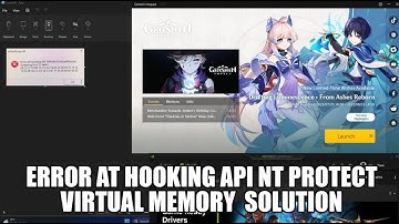 Error at hooking API NTProtectVirtualMemory solution for Genshin Impact