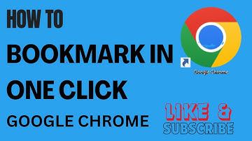 How to Bookmark a Webpage Quickly in Google Chrome | Bookmark in One Click #chrome #googlechrome