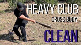 Heavy club crossbody clean - aka forward pendulum - discus progression video 4