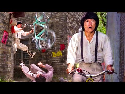 Jackie Chan Defeats Mobsters With His Fists A Bicycle Project A CLIP 