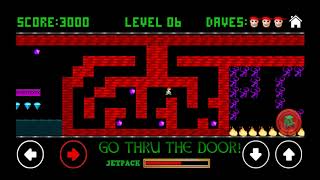 Dangerous dave mobile full game complete in 9 minutes. screenshot 2