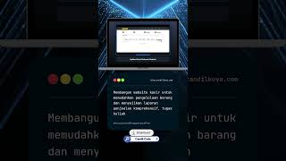 Source Code Aplikasi Kasir Berbasis Web Menggunakan PHP  #aplikasiberbasisweb