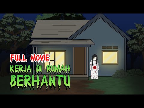 KISAH HORROR ! KERJA 6 HARI DI RUMAH BERHANTU PART 4 ! KARTUN HORROR TERBARU