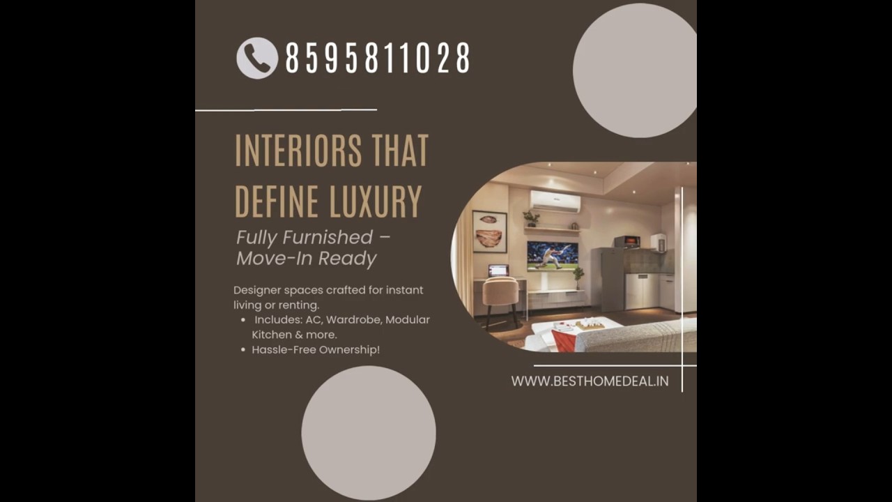 Fully Furnished Studio Apartments @ ₹70 Lakh | Satya The Hive Gurugram 