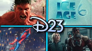 All The New Disney Reveals &amp; MCU Trailers (D23 Brazil)