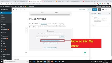 sorry this content could not be embedded [FIX]