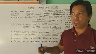 Class- 9 English  GAMES  AND  SPORTS(Olympic Games/Olympics)Bosem Manipur.