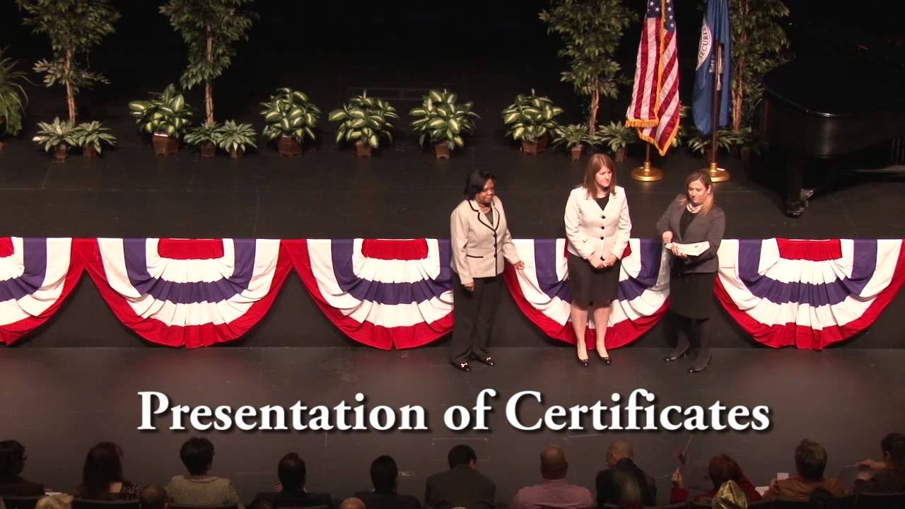 Naturalization Ceremony at Moraine Valley (April 24, 2015) YouTube