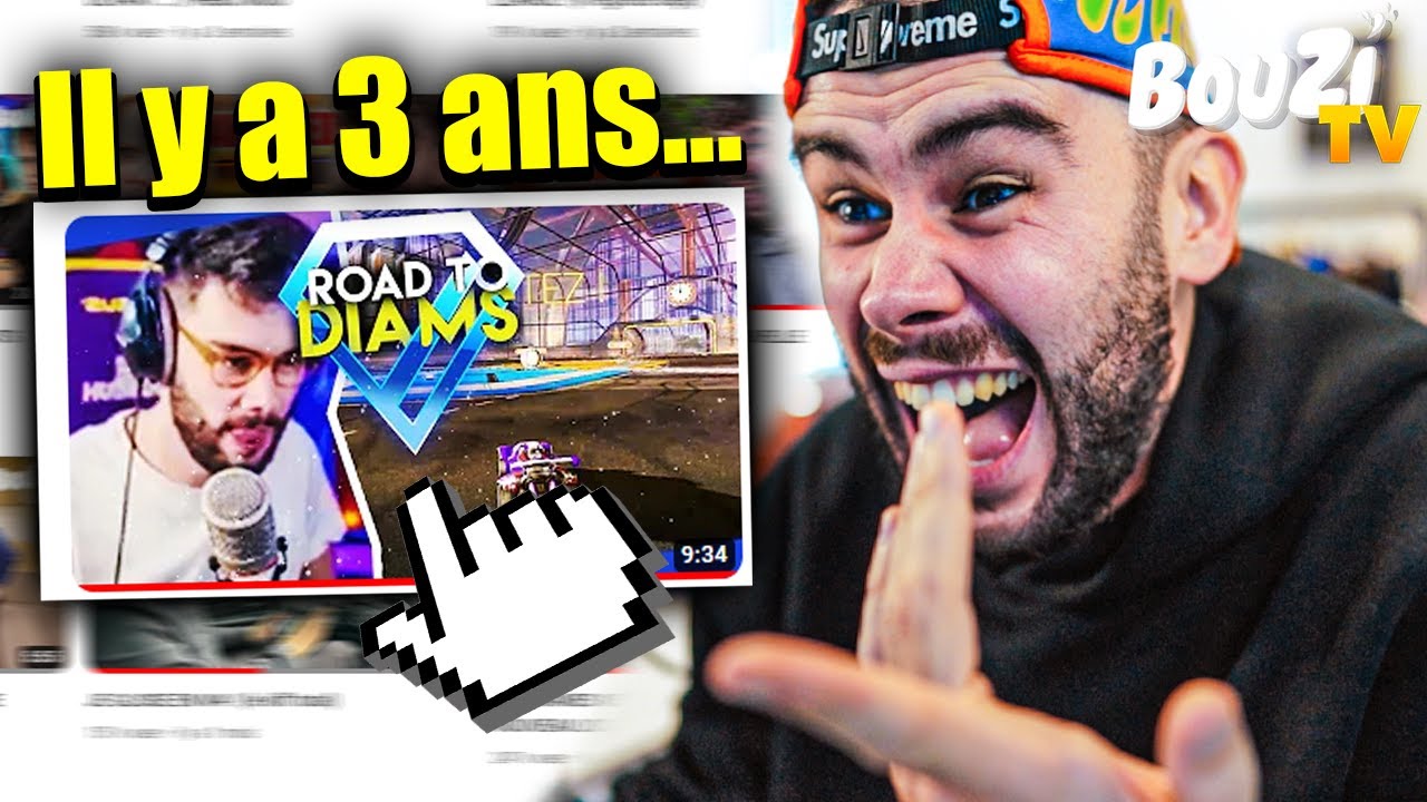 JE REAGIS A MA PREMIERE VIDEO ROCKET LEAGUE !