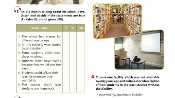 Luyện Nghe TIếng Anh Lớp 9 unit 4, Skills 2, Listening, 1 An old man is talking