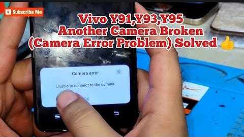 Vivo Y91 Unable to connect to the Camera (Camera Error Problem) Solved 💯 #mobilerepairing #vivo #y91