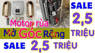 Lắp đặt mô tơ rùa từ A-Z, Dễ LẮp