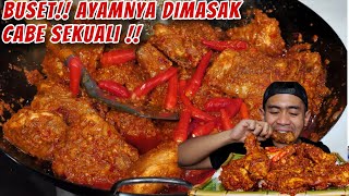 GILA! MAKAM AYAM MASAK CABE PEDAS DARI LOMBOK!