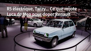 R5 électrique, Twizy… Ce que mijote Luca de Meo pour doper Renault