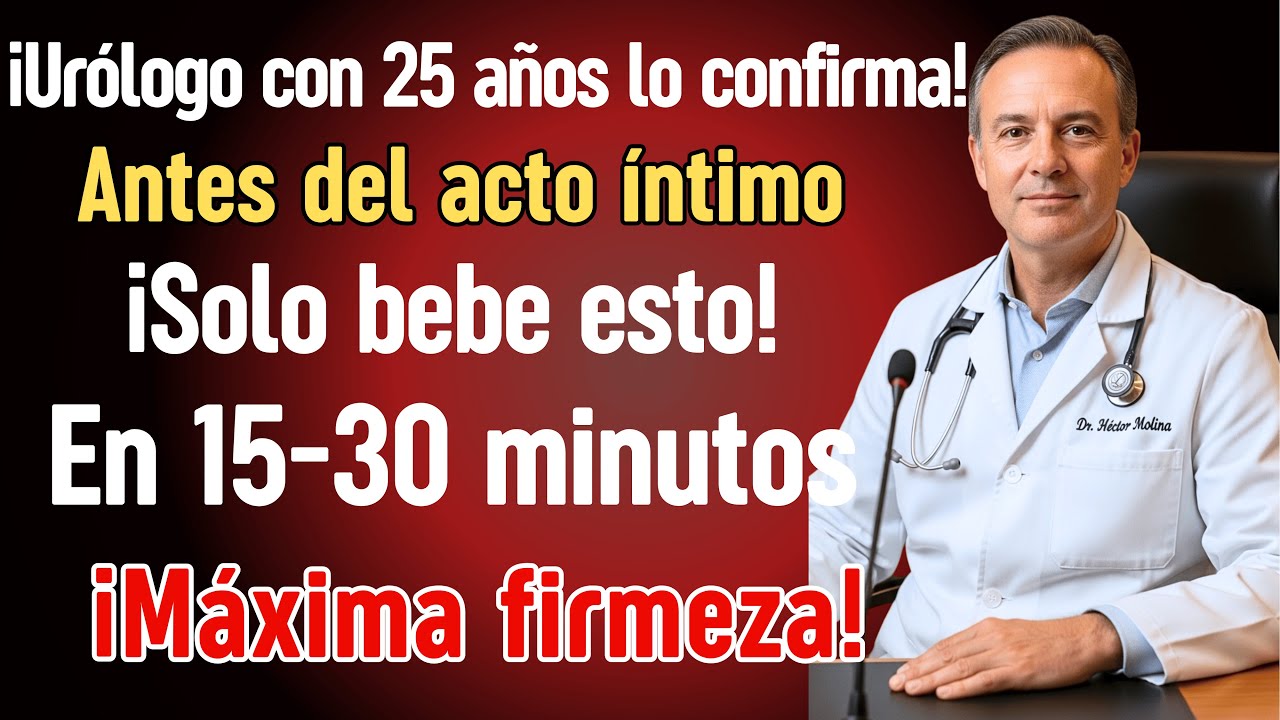 Pocos hombres conocen esto... ¡3 jugos naturales que mejoran tu firmeza después de los 60! | Dr. ...