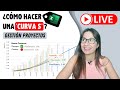 LIVE - ¿Cómo hacer una CURVA S en EXCEL? Gestión de Proyectos