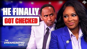 Jasmine Crockett Fires Back At Stephen A Smith After He Got Checked By DL Hughley And Roland Martin