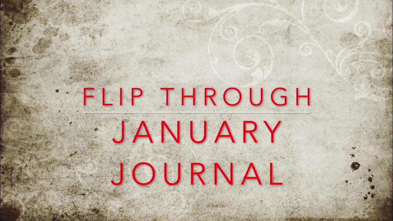 Scrapbook Binder Journal Flip Through - January 1st to February