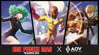 One Punch Man x Arena of Valor : Genos, Tatsumaki, Saitama Skin Effects