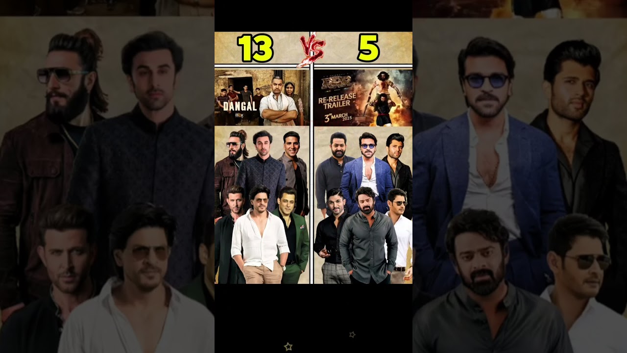 Bollywood vs tollywood box office comparison |salman khan |akshay kumar |prabhas |vijay thalapathy 