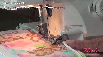 How to Use the Janome Serger Cording Foot B