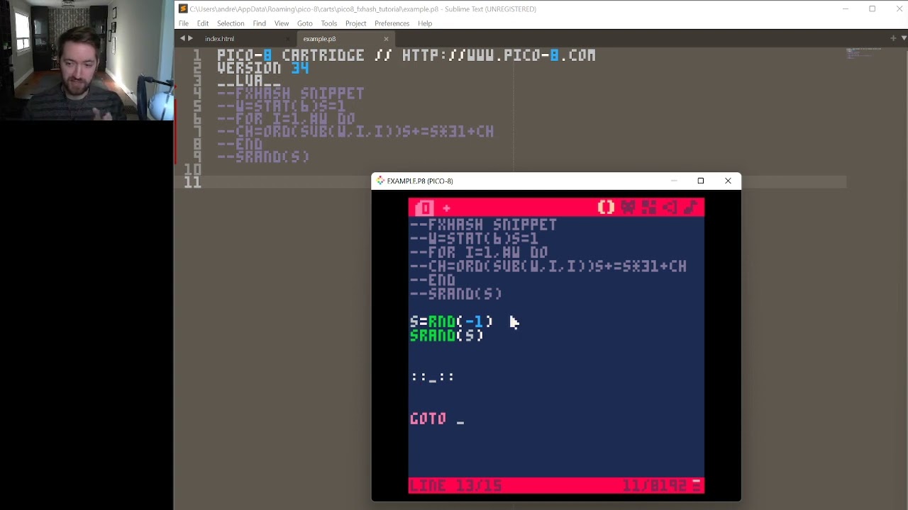 Pico-8 Generative Art and fx(hash) Tutorial Session