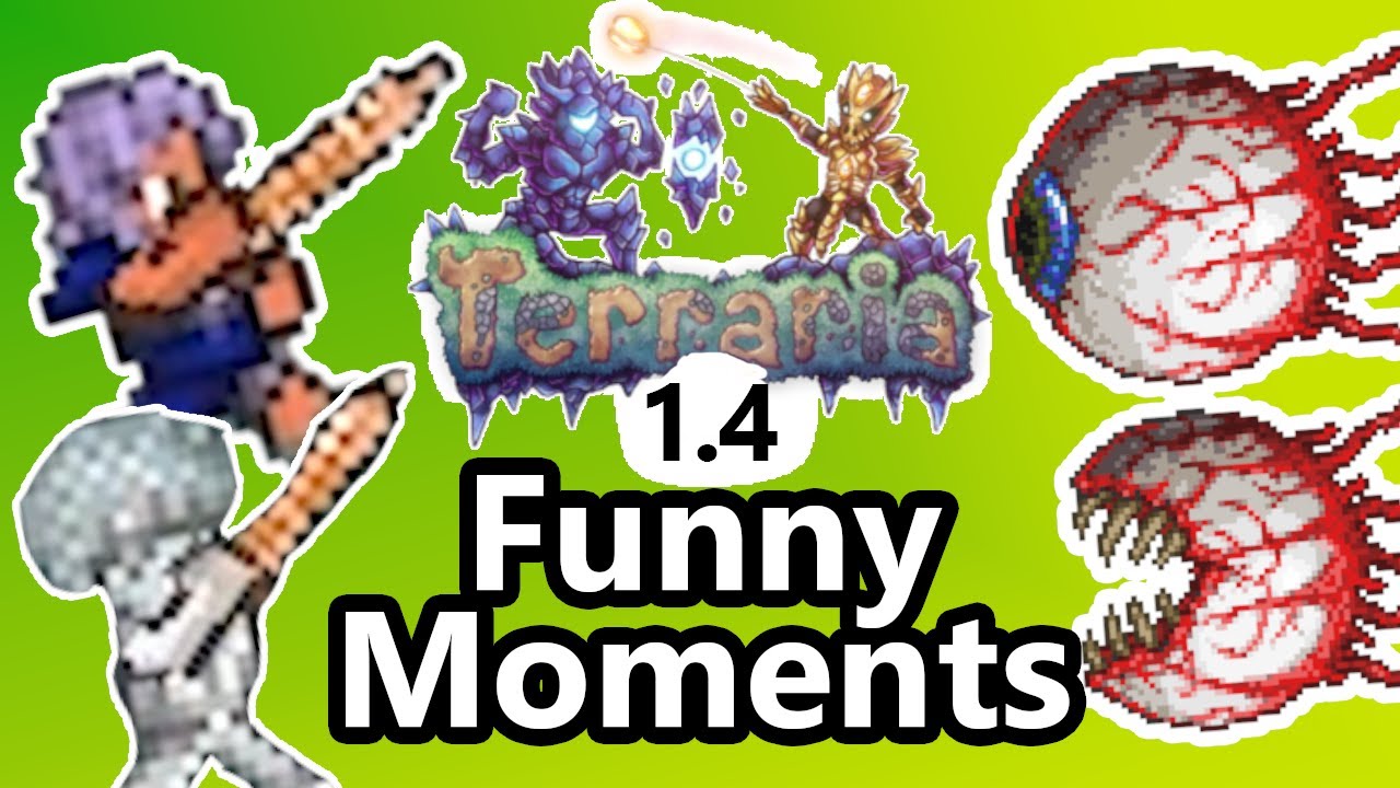 OUR GUIDE KEEPS DYING. Terraria 1.4 Funny moments Compilation with Bambino - YouTube