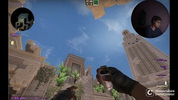 How to smoke B Main from CT spawn on Anubis