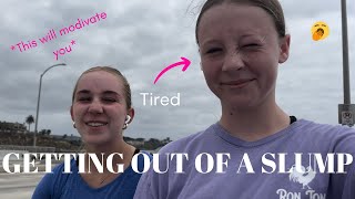 GETTING OUT OF A SLUMP | Shopping, running, work + more! 💗😴