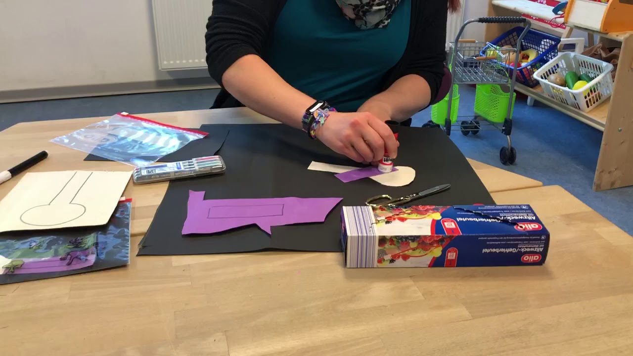 taschenlampenbuch selber machen Taschenlampenbild selbst basteln
