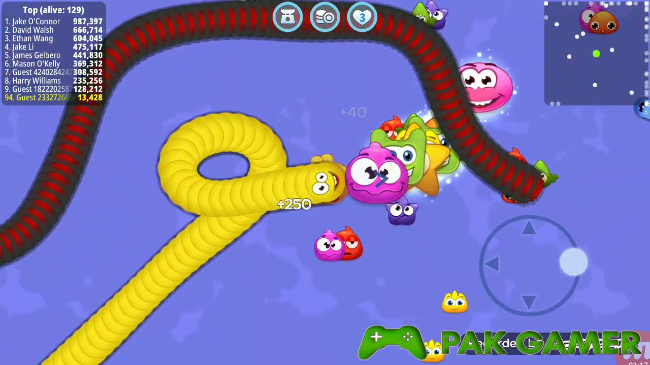 Jogue Worm Hunt - Snake Game.io Zone online de graça em