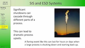 CBE 430 Week 15 04 SIS and ESD