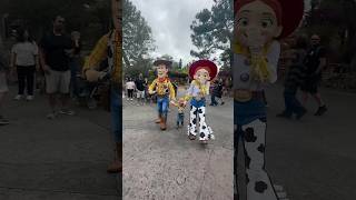 Magical Moment With Woody And Jessie At Disneyland