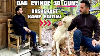 Bushcraft Baycan İle Dağ Evi̇nde Bi̇r Gün - Doğadaki̇ İnsan - Doğada Tek Başina Bushcraft Kamp Vlog