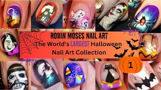 The World's LARGEST Halloween Nail Art Design Collection by Robin Moses