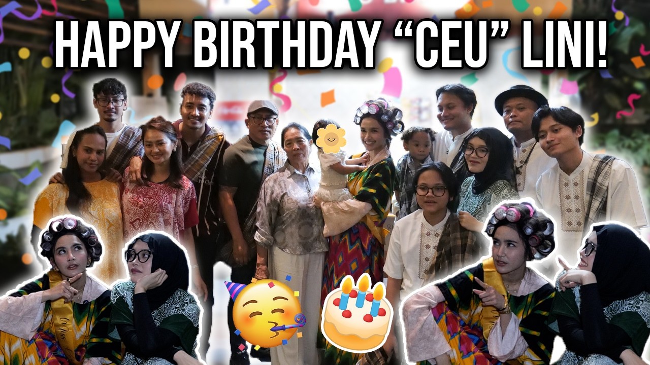 DATENG KE ULANG TAHUN CEU LINI PAKE DASTER!