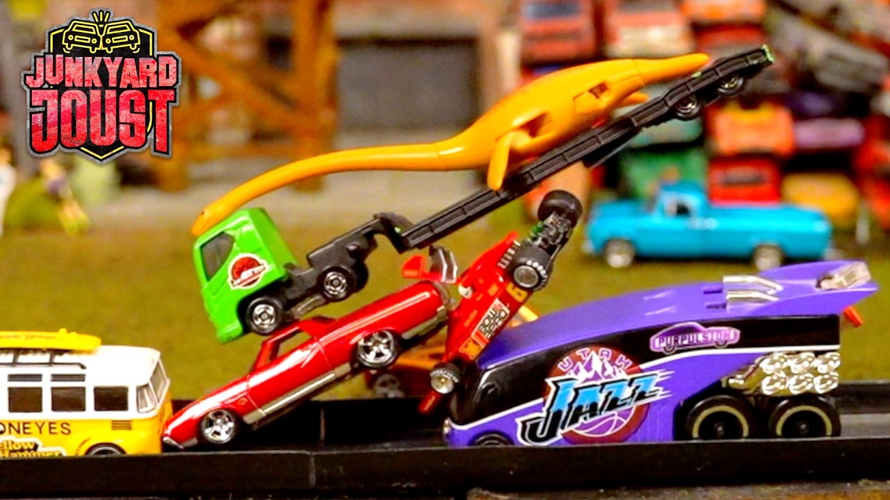 The 50 CAR MAIN EVENT Begins! | Junkyard Joust