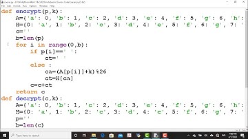 Implementasi  algoritma kriptografi caesar cipher menggunakan bahasa pemrograman Python