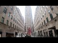 New York City Christmas Walk, 5th Ave &amp; Rockefeller Center Christmas Tree/Dec 25.2020