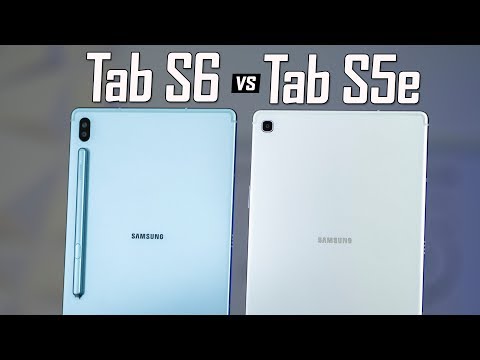 Galaxy Tab S6 vs Tab S5e-전체 비교