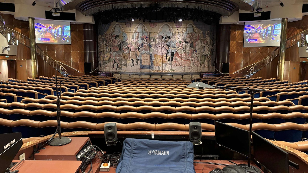 Royal Caribbean Vision of the Seas Inside / Interior Walking Tour - DJI Osmo w/Z-Axis - 4k