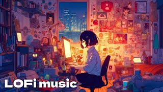 LoFi music：Midnight Rain: A Lofi Chill Mix for Late Night Study and Relaxation　リラックス、作業用、勉強用、睡眠用音楽