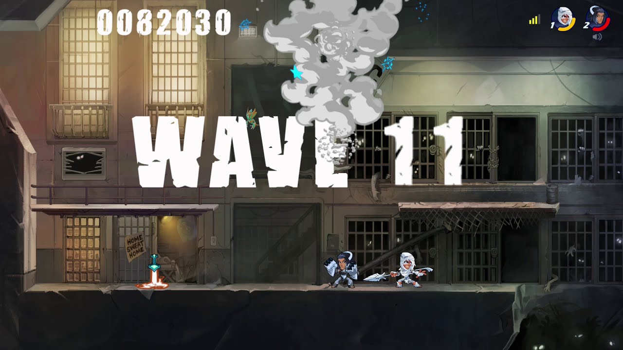 Brawlhalla -  Walker Attack mode, full match