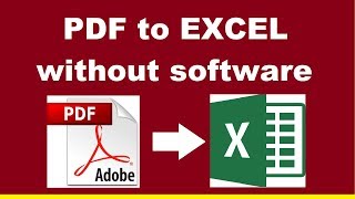 In this video i showed how to convert a pdf file excel spreadsheet
keeping all formatting nice. free website used:
https://www.pdftoexcel.com fiverr tut...