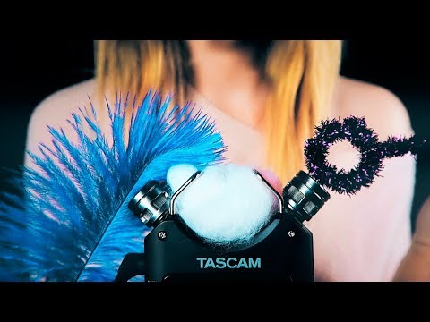 ASMR UNIQUE TASCAM TRIGGERS for intense tingles, relaxation and sleep (ASMR no talking)